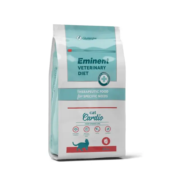 Hrana uscata terapeutica pentru pisici Eminent Veterinary Diet, Cat Cardio, Pasare, 2.5kg