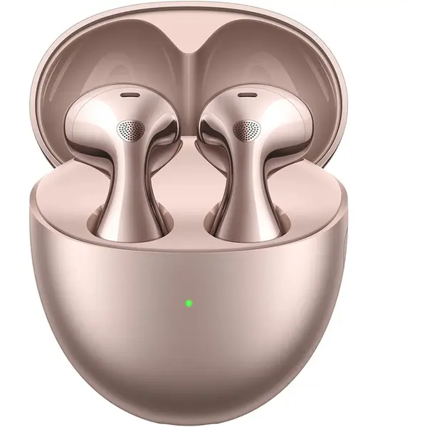 Huawei Casti In-Ear Huawei FreeBuds 6, True wireless, Bluetooth, AI noise cancelling, Autonomie 36 ore, IP54, Roz-Auriu