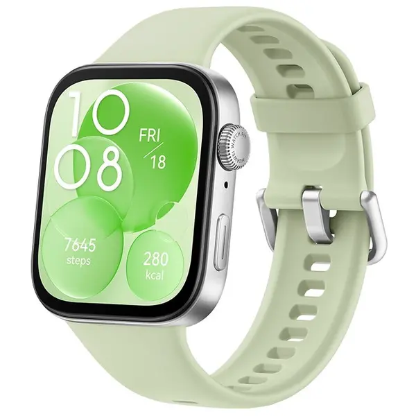 Huawei Ceas inteligent Huawei Watch FIT 3, curea din fluoroelastomer, Verde