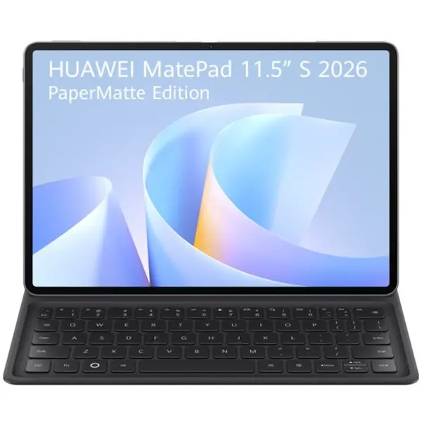 Huawei Tableta HUAWEI MatePad 11.5 S, 2026 PaperMatte Edition, 12GB RAM, 256GB, 8800mAh, Wi-Fi, Gri + Tastatura