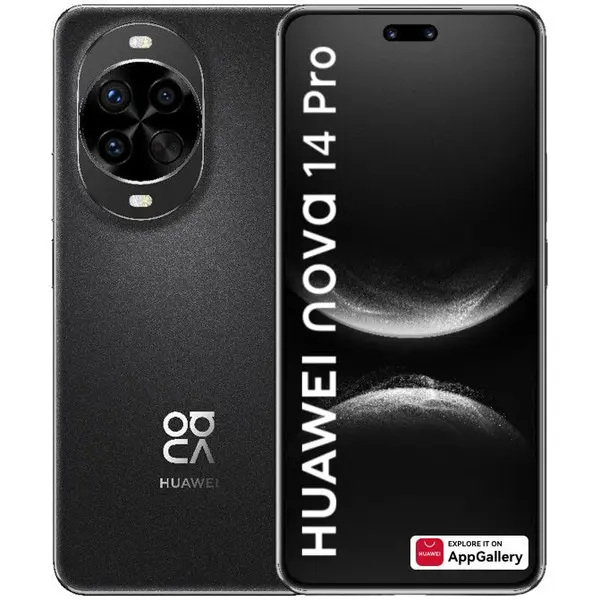 Huawei Telefon mobil Huawei Nova 14 Pro, 4G LTE, 6.78 inch, Dual SIM, 12GB RAM, 512GB, Negru