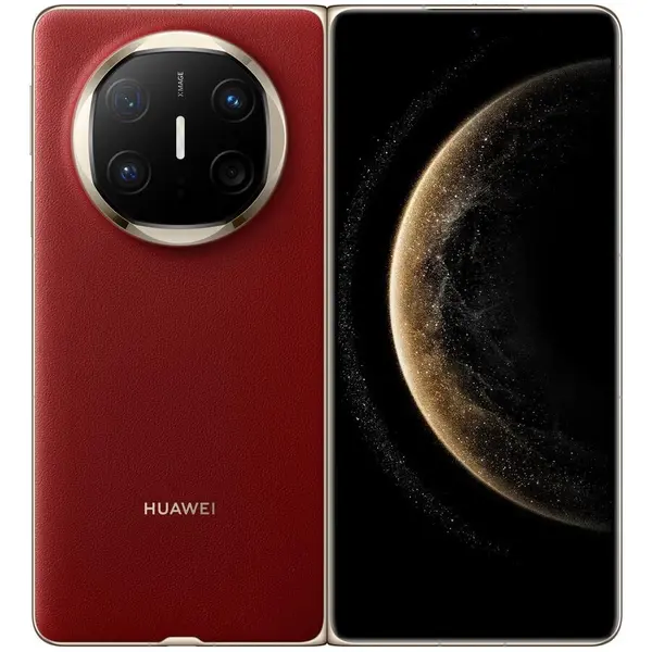 Huawei Telefon mobil pliabil Huawei Mate X6, 12GB RAM, 512GB, Dual SIM, 4G LTE, Rosu