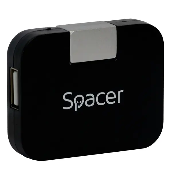 Hub extern Spacer usb 2.0 x 4 usb 2.0 cablu 1m negru Hub extern Spacer usb 2.0 x 4 usb 2.0 cablu 1m negru