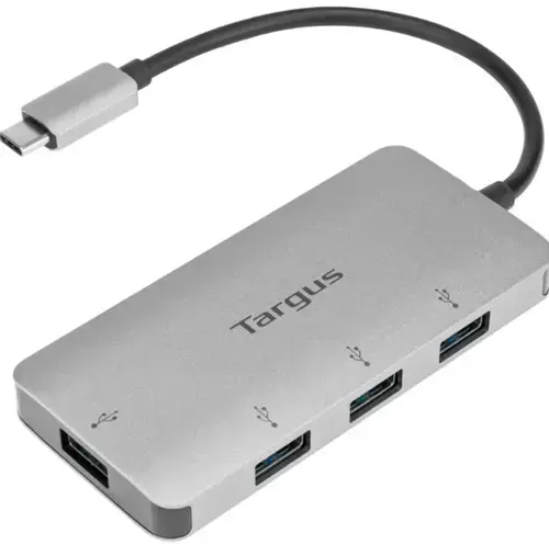 Hub Targus ACH226EU, USB-C la 4x USB 3.0 (Gri)