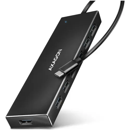 Hub USB AXAGON HUE-F7C, Cablu USB-C