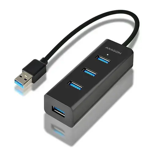 Hub USB Axagon HUE-S2B, 4 x USB 3.0, 0.3 m (Negru)