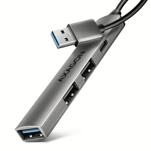 Hub USB AXAGON HUE-STA, USB-C, USB-A, Gri