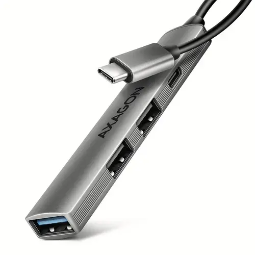Hub USB AXAGON HUE-STA, USB-C, USB-A, Gri