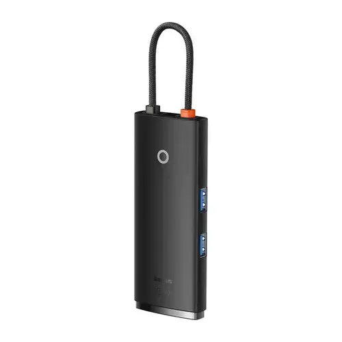 HUB USB Baseus Lite, 2x USB 3.0, HDMI, USB-C, TF/SD, 100 W (Negru)