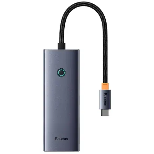 Hub USB-C Baseus UltraJoy, 4 x USB-A 3.0, HDMI (Gri)
