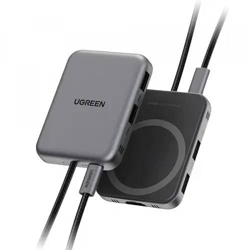 Hub USB-C UGREEN CM896 (65759), 7in1, 1x HDMI, 1x USB-C, 2x USB, 1x SD, 1x TF (Gri)
