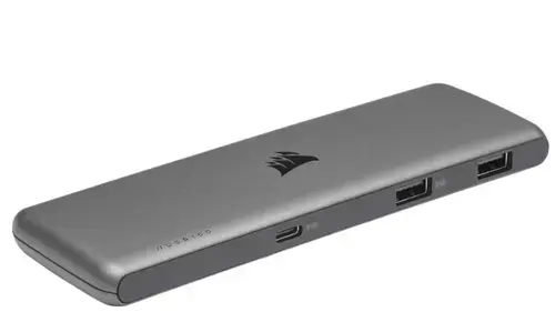 Hub USB Corsair USB100 7-Port USB-C/USB-A (Gri)