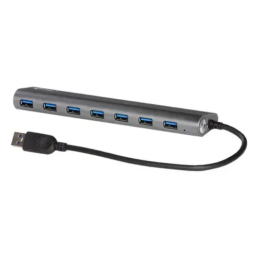 HUB USB I-tec Metal Charging HUB 7, 7x USB 3.0 (Gri)