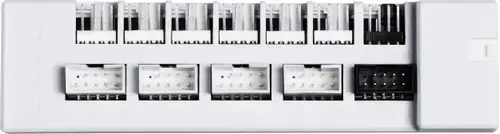 HUB USB si ventilatoare PWM Lian Li ZUUS-735, Pana la 6x PWM si 4x USB 2.0 (Alb)