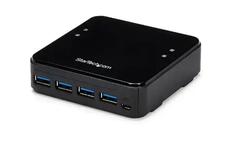 Hub USB StarTech HBS304A24A, 4 porturi (Negru)