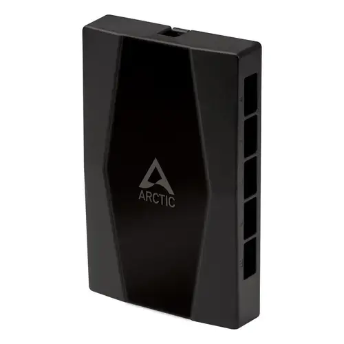 Hub ventilatoare Arctic ACFAN00175A, 10 Porturi PWM, Alimentare SATA (Negru)