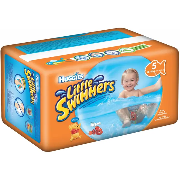 Huggies Little Swimmers chilotel inot nr.5-6, 11-18 kg | 12 bucati