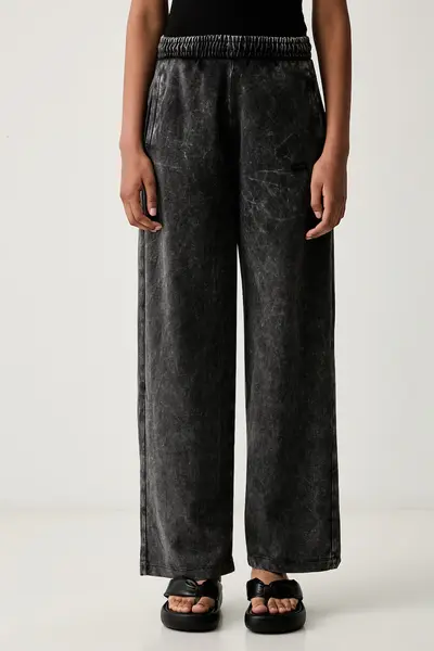HUGO Blue pantaloni de trening pentru femei cu bumbac Nopassa_B