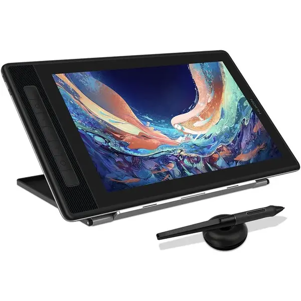 HUION Tableta grafica, Huion, Kamvas Pro 13, QHD, 13.3, Negru