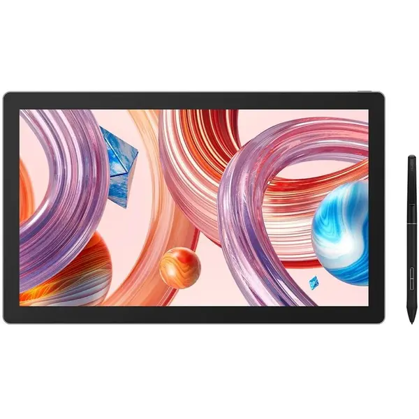 HUION Tableta grafica Huion Kamvas Studio 16, Pen Computer, tableta de desen autonoma de 15,8 inci cu ecran tactil 2.5K QHD, 100% Adobe RGB, stilou subtire PW550S, Windows 11 Pro, Intel Core i7,16G RAM+512G SSD, Gri