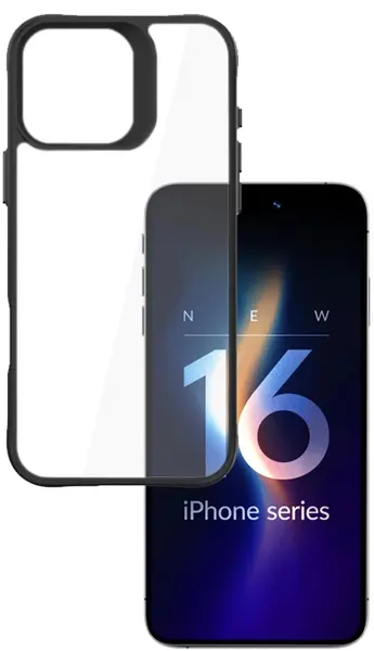 Husă 3mk - Satin Armor Plus, iPhone 16 Pro Max, negru