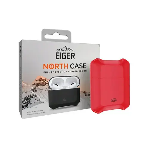 Husa Airpods Generation 1/2 Eiger North Case (Rosu)