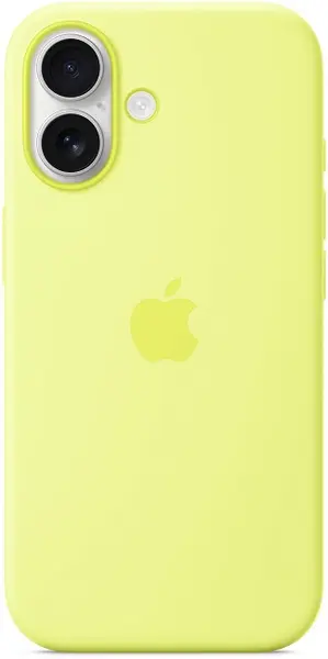 Husă Apple - Silicone, iPhone 17, MagSafe, Neon Yellow
