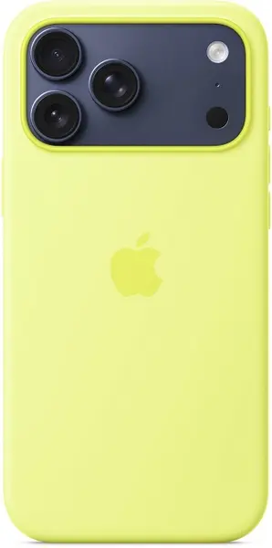 Husă Apple - Silicone, iPhone 17 Pro, MagSafe, Neon Yellow
