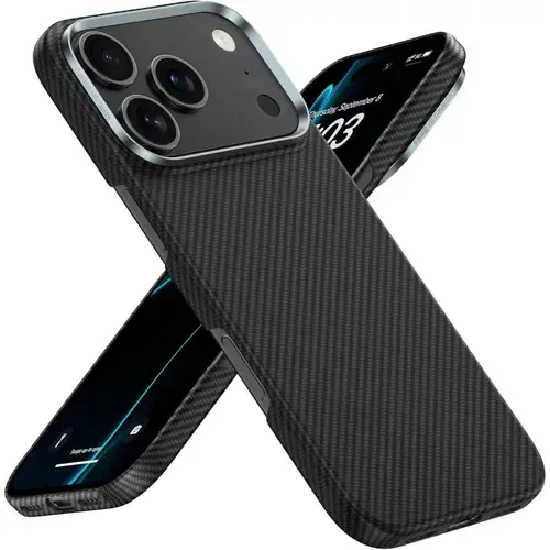 Husa Benks Armor Air 600D Kevlar Magsafe pentru iPhone 17 Pro, Negru