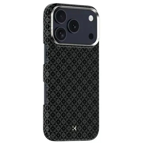 Husa Benks Armor Air Armor Grid Kevlar Magsafe pentru iPhone 17 Pro Max, Negru