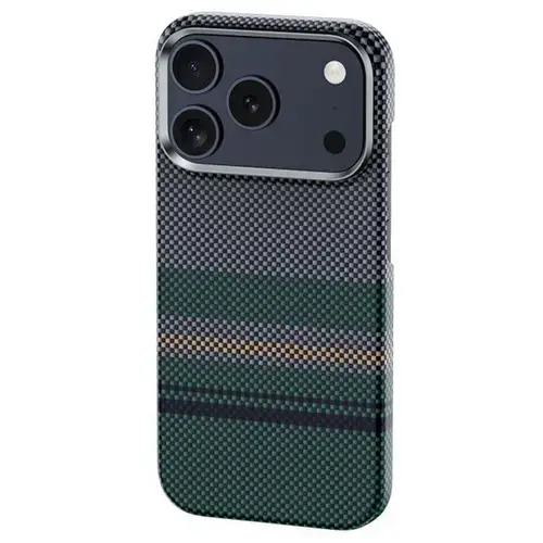 Husa Benks Armor Air Aurora Kevlar Magsafe pentru iPhone 17 Pro, Verde