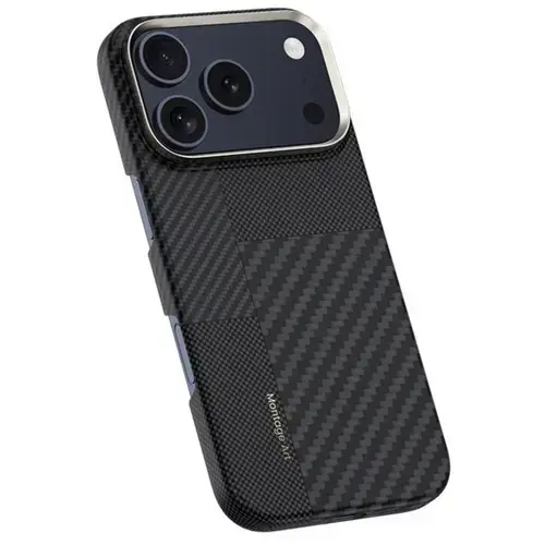 Husa Benks Armor Air Montage Kevlar Magsafe pentru iPhone 17 Pro Max, Negru