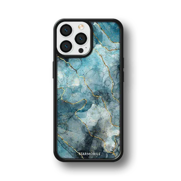 Husa Blue Gold Apple iPhone Impact Ultra - iPhone 12 Pro Max