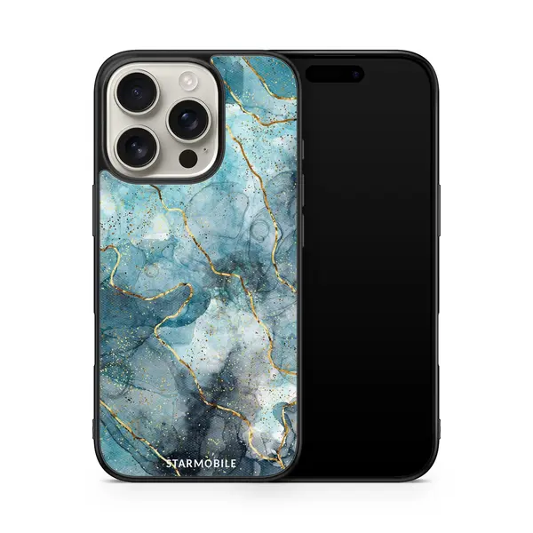 Husa Blue Gold Apple iPhone Impact Ultra - iPhone 16