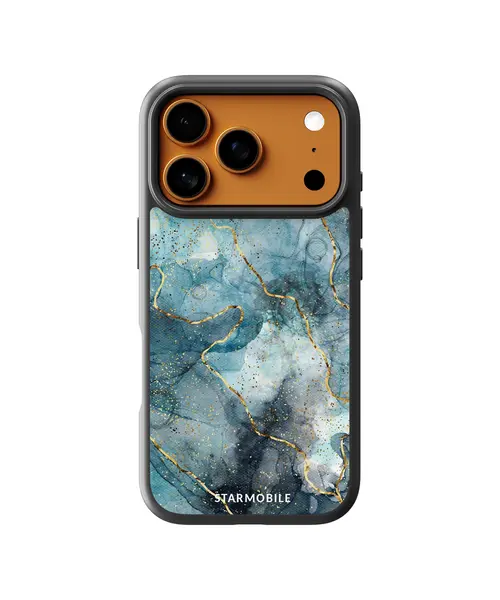 Husa Blue Gold Apple iPhone Impact Ultra - iPhone 17 Pro