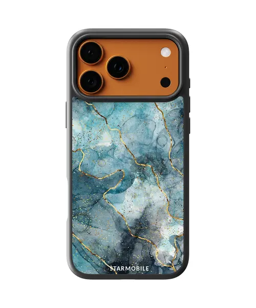 Husa Blue Gold Apple iPhone Impact Ultra - iPhone 17 Pro Max