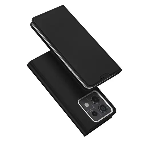 Husa Book Cover Dux Ducis Skin Pro pentru Xiaomi Redmi Note 13 Pro+ (Negru)