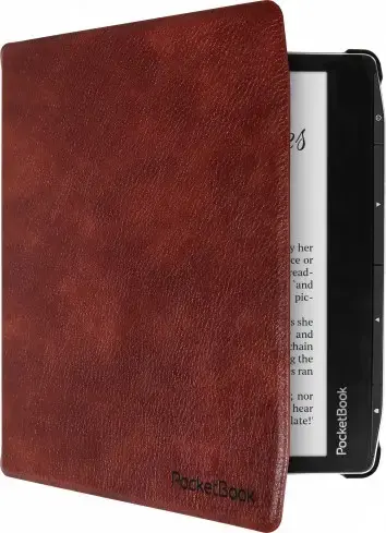 Husa Book Cover PocketBook HN-SL-PU-700-BN-WW pentru PocketBook Era (Maro)
