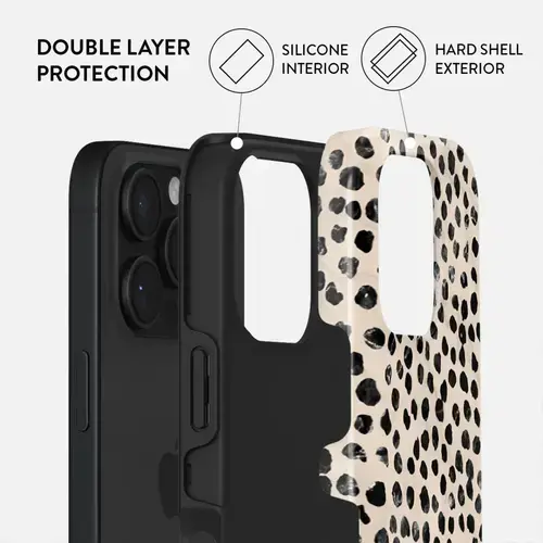 Husa Burga Dual Layer Almond Latte pentru iPhone 16 Pro Max