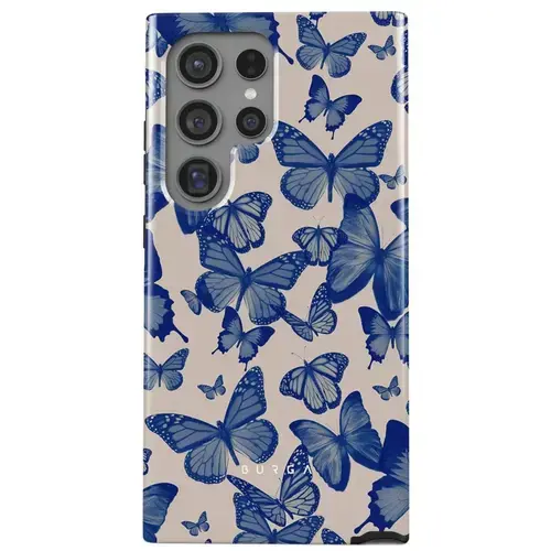 Husa Burga Dual Layer Butterfly Effect compatibila cu Samsung Galaxy S24 Ultra
