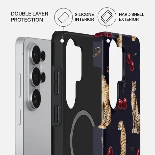Husa Burga Dual Layer Magnetic Cougar Samsung Galaxy S26 Ultra, Multicolor