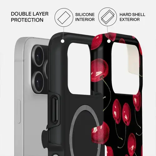 Husa Burga Dual Layer Magsafe Cherrybomb pentru iPhone 17 Pro Max