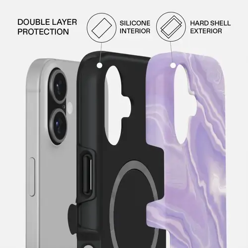 Husa Burga Dual Layer Magsafe Cliche pentru iPhone 17