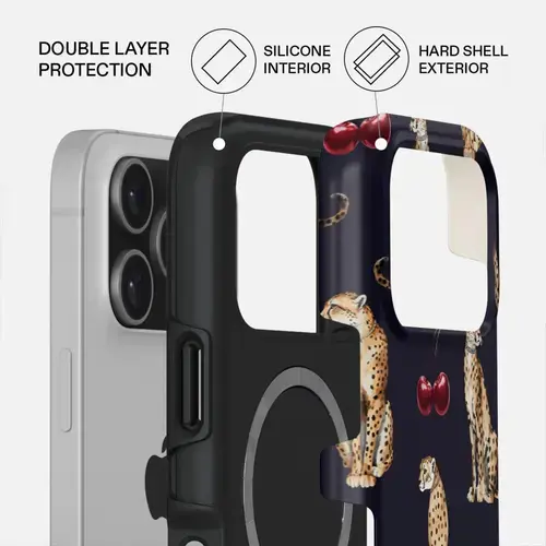 Husa Burga Dual Layer Magsafe Cougar pentru iPhone 17 Pro