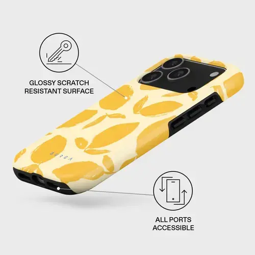 Husa Burga Dual Layer Magsafe Lemon Tart pentru iPhone 17 Pro