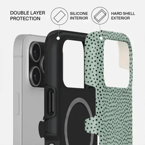 Husa Burga Dual Layer Magsafe Mint Gelato pentru iPhone 17 Pro