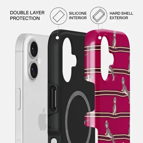 Husa Burga Dual Layer Magsafe On Hold pentru iPhone 17