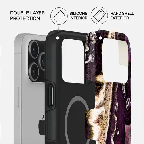 Husa Burga Dual Layer Magsafe Purple Skies pentru iPhone 17 Pro Max