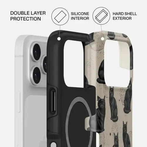 Husa Burga Dual Layer Magsafe Salem pentru iPhone 17 Pro Max