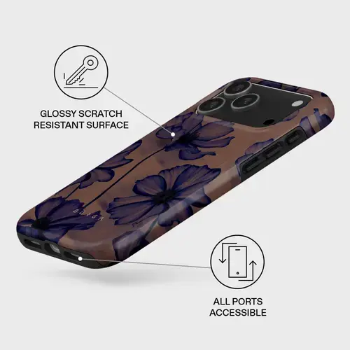 Husa Burga Dual Layer Magsafe Velvet Night pentru iPhone 17 Pro Max